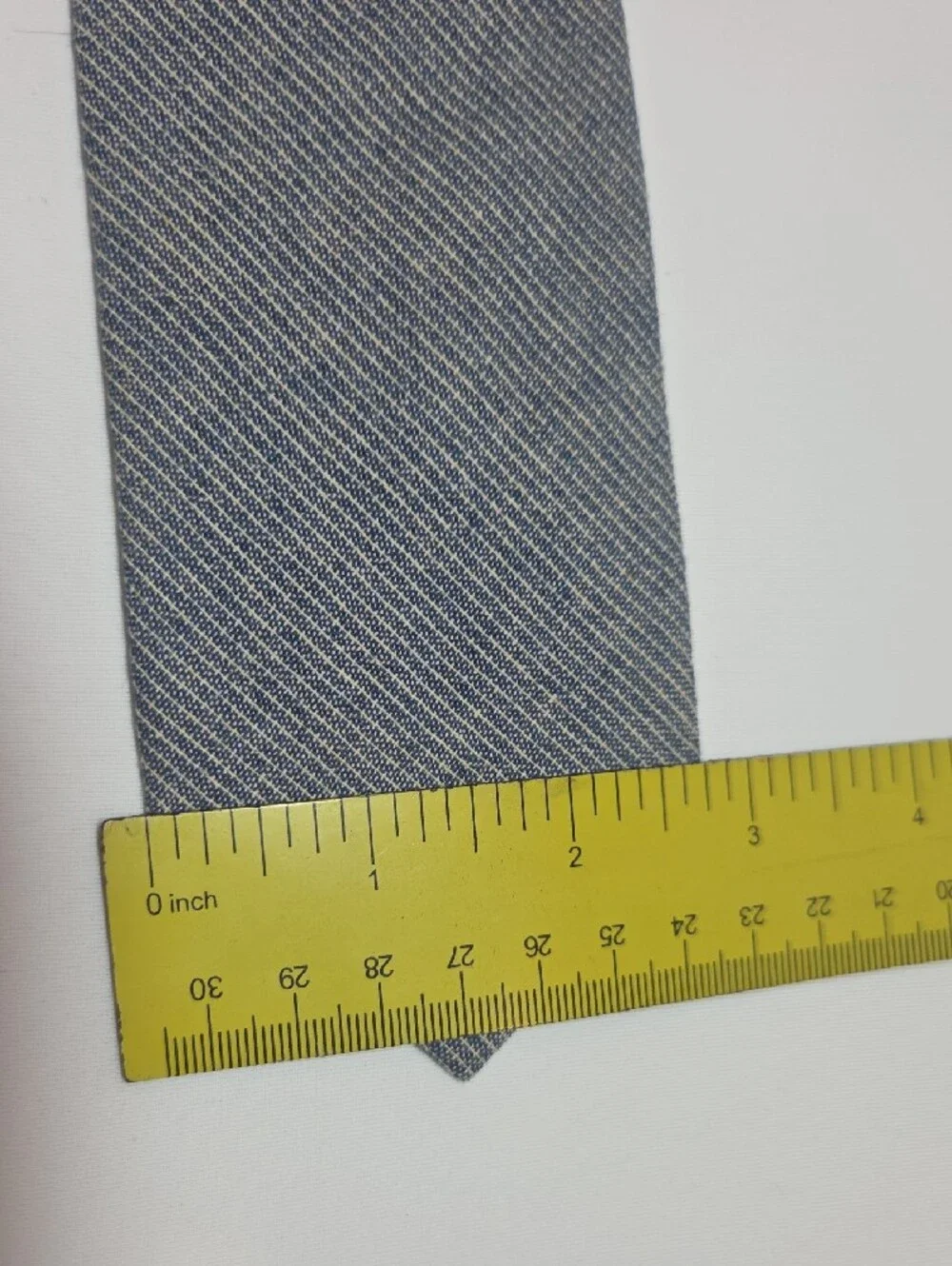 J. Crew Men's 100% Cotton Narrow Blue-Gray Stripe Textured Tie 2.75x58